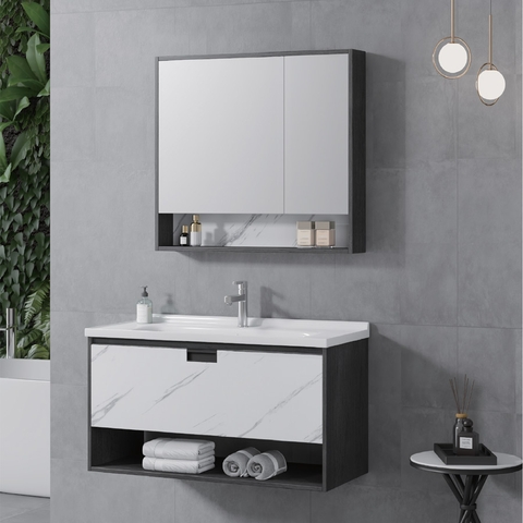 Tủ Lavabo PlyWood Laminate Cao Cấp 800mm