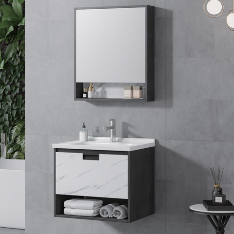 Tủ Lavabo PlyWood Laminate Cao Cấp 600mm