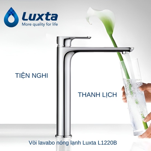 Vòi lavabo nóng lạnh LUXTA L1229B