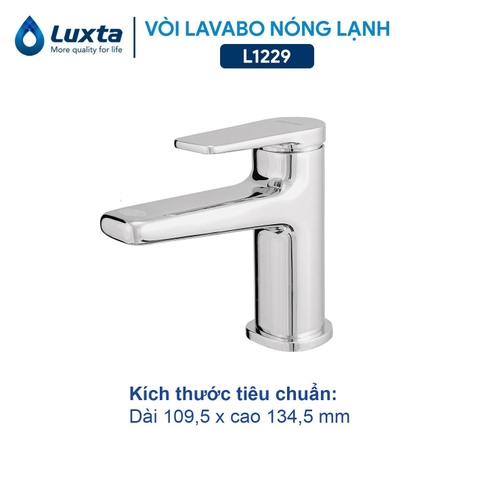 Vòi Lavabo Nóng Lạnh LUXTA L1229