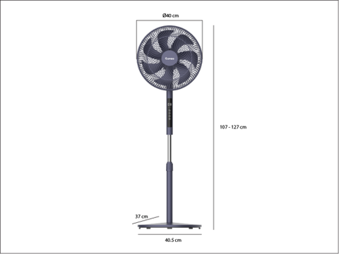 Quạt đứng Rapido RWF-14AHD (Điều khiển từ xa)