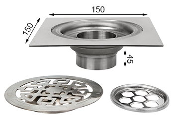 Phễu Thoát Sàn TOVASHU D1T5