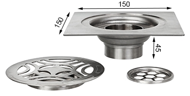Phễu Thoát Sàn TOVASHU D2T5