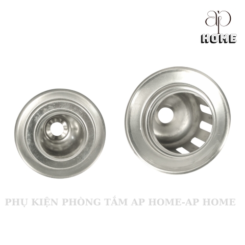 Cầu chắn rác ban công sân thượng bằng INOX - Cầu đế tròn phi 90