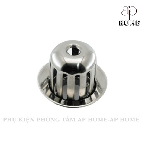 Cầu chắn rác ban công sân thượng bằng INOX - Cầu đế tròn phi 90