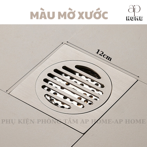 Phễu thoát nước bằng đồng đúc thu sàn chống hôi chống côn trùng hố ga chất liệu dày nặng -   MỜ XƯỚC 12x12