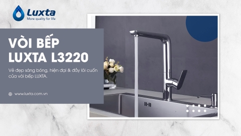 Vòi rửa chén Nóng Lạnh LUXTA L3220