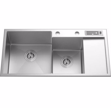 CHẬU INOX 304 ĐÚC 02