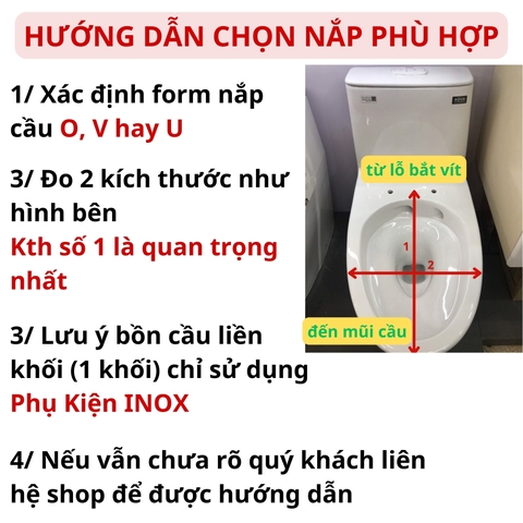 Nắp bồn cầu HA21 - PK INOX đóng êm