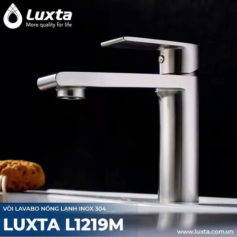 Vòi lavabo nóng lạnh LUXTA L1219M