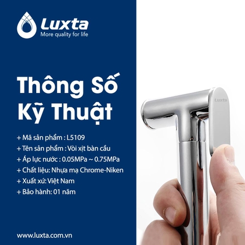 Vòi xịt vệ sinh Luxta LT L5104