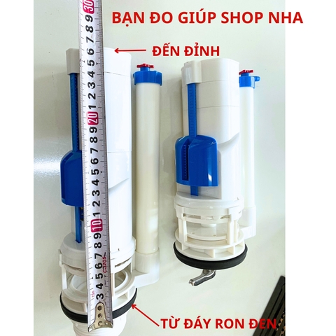 Bộ Xả Bồn Cầu Cao Cấp 3WIN SMART ROUND Nút Nhấn Bồn Cầu 1 khối 2 khối- Nhựa Hùng Anh