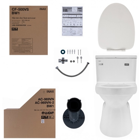 Bồn Cầu 1 Khối INAX AC-969VAN (2 nhấn)