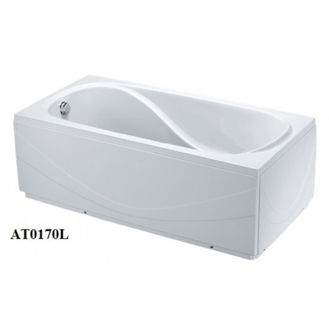 Bồn tắm nằm CAESAR 1700cm chân yếm trái AT0170L(R)