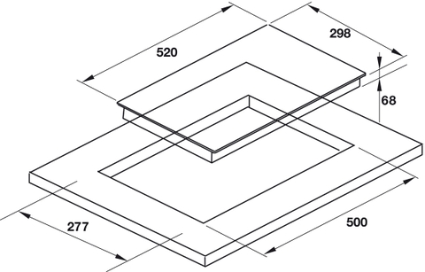 Bếp Điện Từ Hafele HC-I302D 536.01.900 2 Vùng Nấu