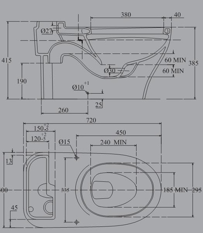Bồn Cầu 1 Khối VIGLACERA thông minh V91 (Nano Titan, PK đồng bộ)