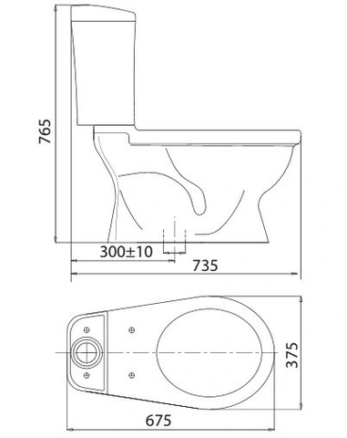 Bồn Cầu 2 Khối VIGLACERA VI88 (PK 2 nhấn, nắp V1102) + Lavabo VTL2