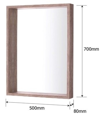 Gương soi kèm khung để đồ CAESAR M951