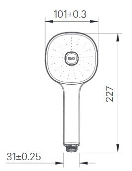 Tay sen INAX tăng áp BF-SC8