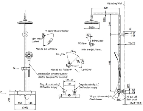 Sen Cây Nhiệt Độ TOTO TBW01303BA