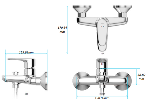 Sen Tắm Nóng Lạnh INAX BFV-1113S-1C