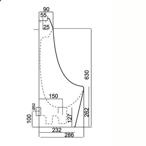 Bồn Tiểu Nam Treo Tường VIGLACERA T9 Nano Titan