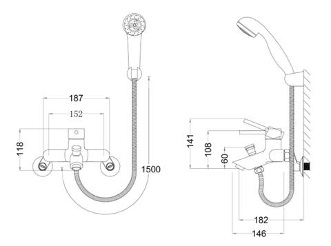 Sen Tắm Nóng Lạnh Bát Sen Tròn 3 chế độ CAESAR S233C