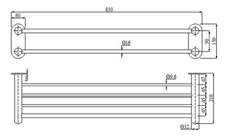 Máng Khăn BAO BN104