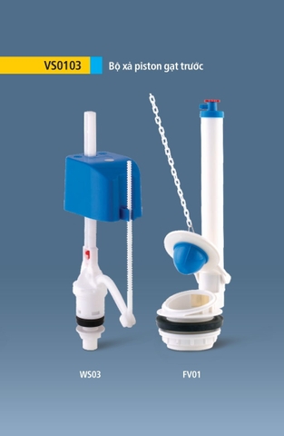 Bộ xả bồn cầu VS0107 két rời (kèm gạt hông LB05)