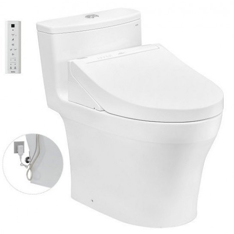 Bồn Cầu 1 Khối Nắp Điện Tử TOTO MS885DW14