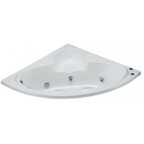 Bồn tắm massage góc không chân yếm CAESAR 1380cm MT5132A