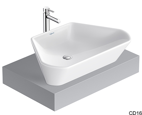 Lavabo Đặt Bàn VIGLACERA CD16 Nano Titan