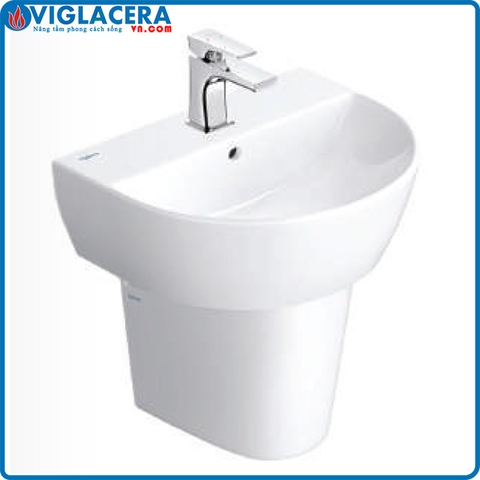 Lavabo Treo Tường + Chân Treo VIGLACERA V37