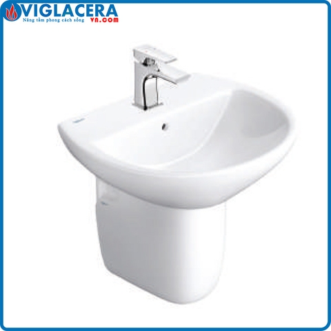 Lavabo Treo Tường + Chân Treo VIGLACERA V36