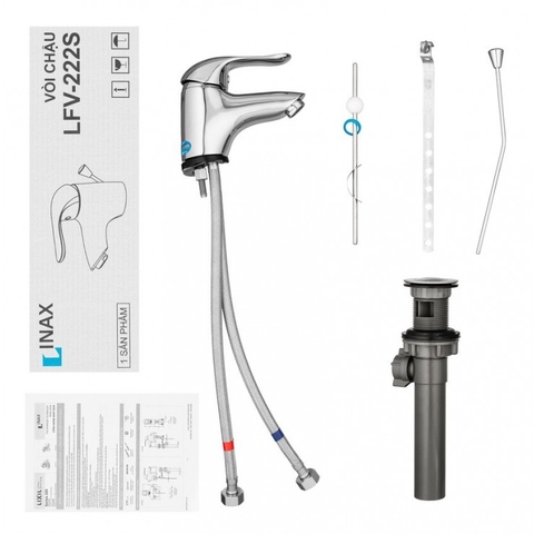 Vòi Lavabo Nóng Lạnh INAX NFV-402S
