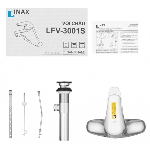 Vòi Lavabo Nóng Lạnh INAX LFV-3001S