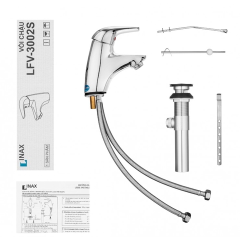 Vòi Lavabo Nóng Lạnh INAX LFV-3002S