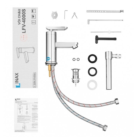 Vòi Lavabo Nóng Lạnh INAX LFV-4000S