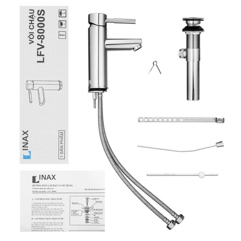 Vòi Lavabo Nóng Lạnh INAX LFV-8000S