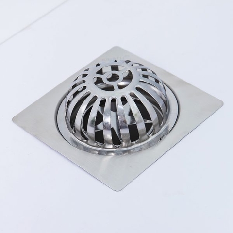 Hố Ga Thoát Sàn Chu Lai Inox 304, Phễu Thoát Nước Chống Hôi Phi 60,90-  Quả cầu phi 90,15x15cm