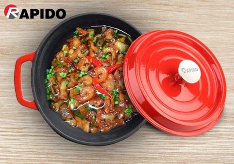 Nồi gang đúc tráng men Rapido (22cm) RK22-RD