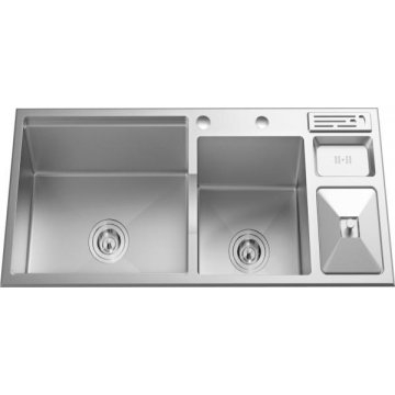 CHẬU INOX 304 ĐÚC 04