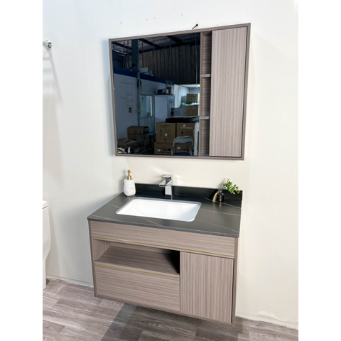 Tủ Lavabo PlyWood Laminate Cao Cấp 800mm