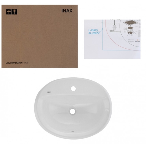 Lavabo Dương Vành INAX L-2395V
