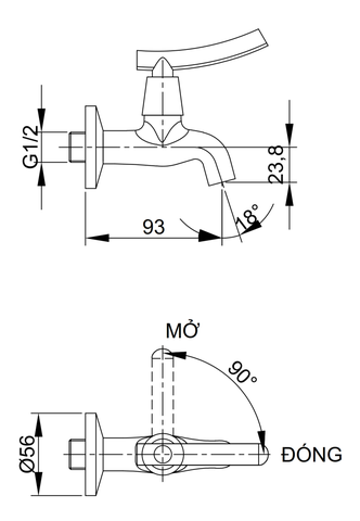Vòi Hồ LUXTA L4102K