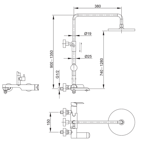 Sen Cây Nóng Lạnh LUXTA L7202