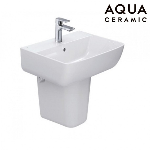 Lavabo Treo Tường INAX  AL-312V/L-298VC Kèm Chân Treo Aqua Ceramic