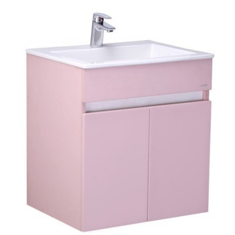 Tủ chậu lavabo Treo Tường CAESAR (Chưa gồm Lavabo) Màu hồng EH05017APV