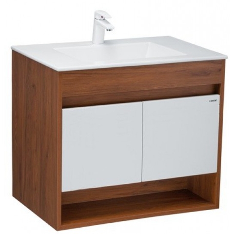 Tủ chậu lavabo Treo Tường CAESAR (Chưa gồm Lavabo) màu nâu EH05032AWV