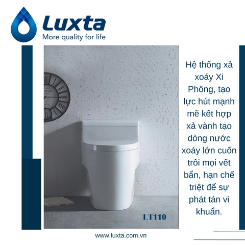 Bồn Cầu 1 Khối LUXTA LT110